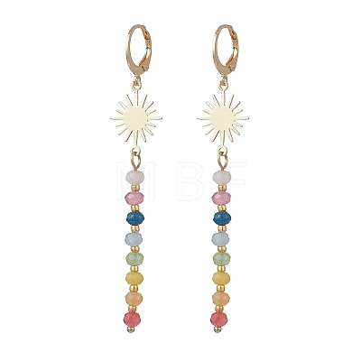 Sun Dyed Natural Malaysia Jade Hoop Earrings EJEW-JE06873-1
