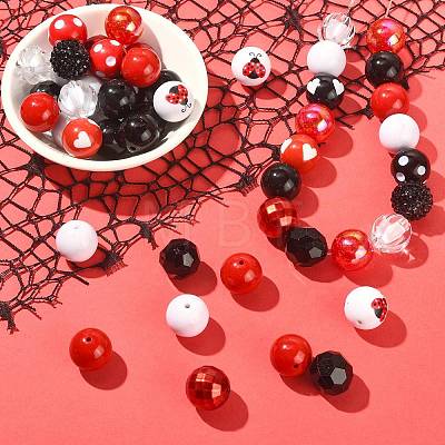 Opaque Acrylic Beads Set MACR-CJC0001-13A-03-1