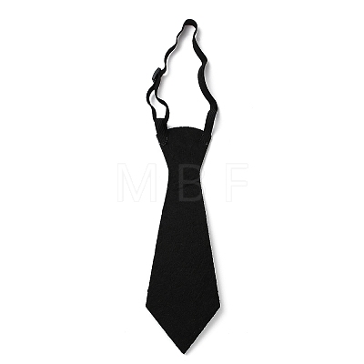 Chistmas Theme Non-woven Fabrics Necktie AJEW-L092-A03-1