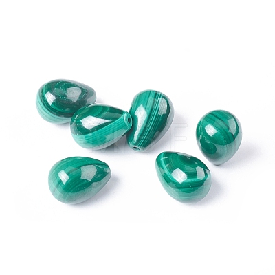 Natural Malachite Beads G-E557-14B-1