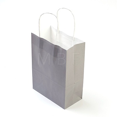 Pure Color Kraft Paper Bags AJEW-G020-C-07-1