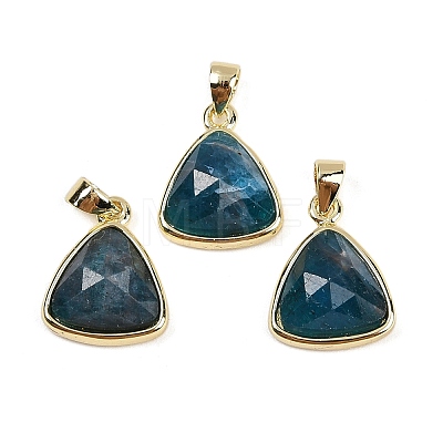 Natural Apatite Pendants X-G-O176L-10G-1