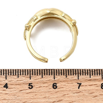 Brass Cuff Rings for Women RJEW-H262-06D-G-1
