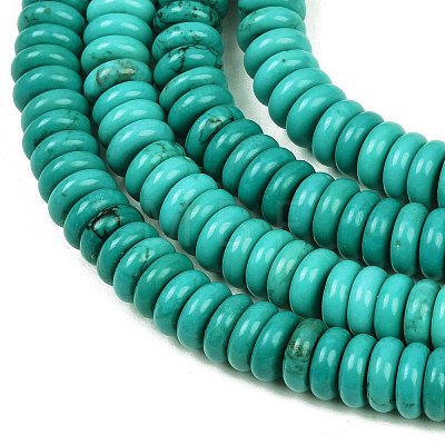 Natural Howlite Beads Strands G-B049-C01-03A-1