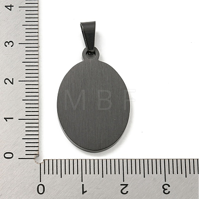 304 Stainless Steel Pendants STAS-C102-09C-EB-1