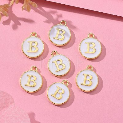 Golden Plated Alloy Charms X-ENAM-S118-01B-1