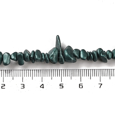 Electroplate Glass Beads Strands GLAA-P062-B11-1