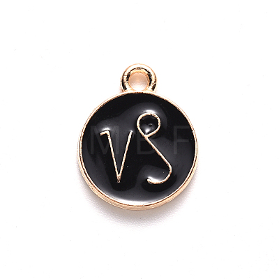 Alloy Enamel Pendants LS-ENAM-S124-01B-08E-1