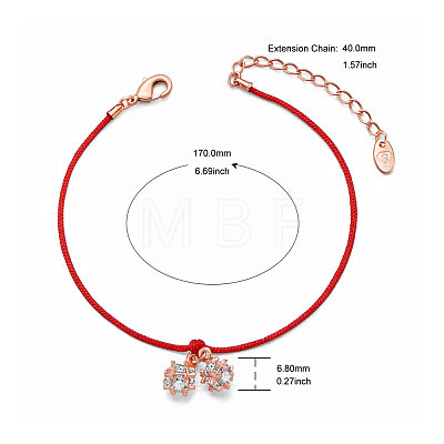 SHEGRACE Brass Charm Bracelets JB515A-1