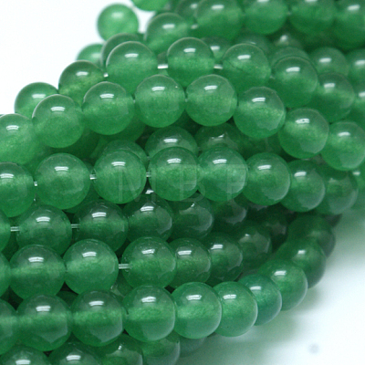 Natural Malaysia Jade Bead Strands G-F342-04-8mm-1