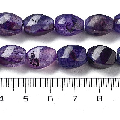 Natural Dragon Veins Agate Beads Strands G-G172-01N-1