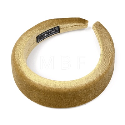 Flocking Cloth Sponge Thick Hairbands OHAR-O018-04A-1