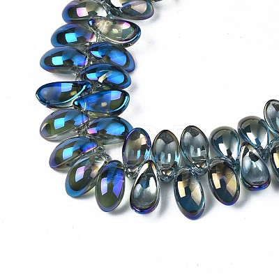 Electroplate Glass Beads Strand EGLA-S188-26-C03-1