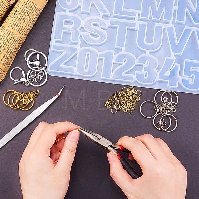 DIY Letter Style Jewelry Set Making DIY-CJ0001-18-1