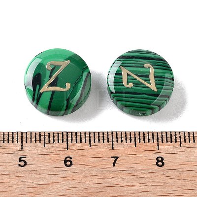 Synthetic Malachite Beads G-A238-01Z-1