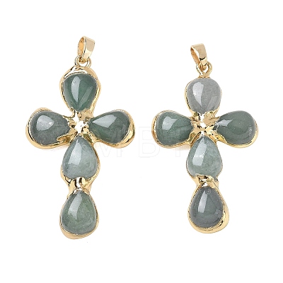 Natural Green Aventurine Pendants GG-CBA9F30-02G-16-1