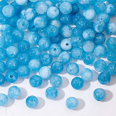 Natural Blue Quartz Beads Strands G-NB0003-69-1
