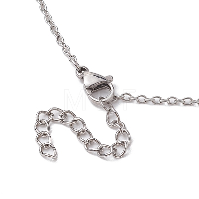 304 Stainless Cable Chain Necklaces NJEW-JN04793-1