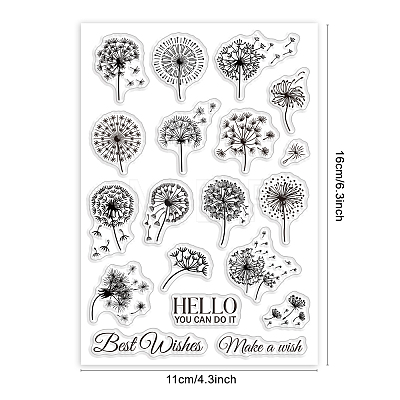 Custom PVC Plastic Clear Stamps DIY-WH0448-0676-1