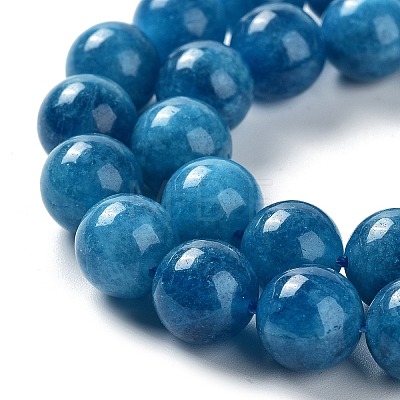 Dyed Natural Malaysia Jade Beads Strands G-G021-02C-10-1