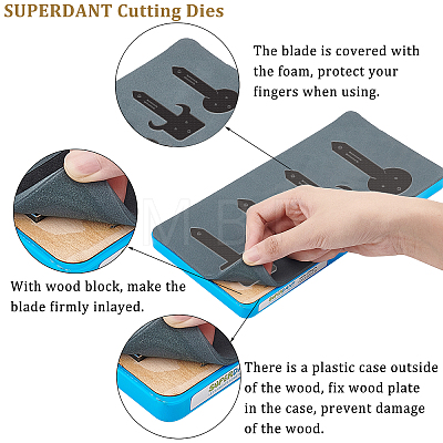 Wood Cutting Dies DIY-SD0001-82E-1