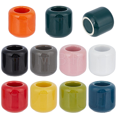 10Pcs Porcelain Candle Cups AJEW-SC0004-45A-1