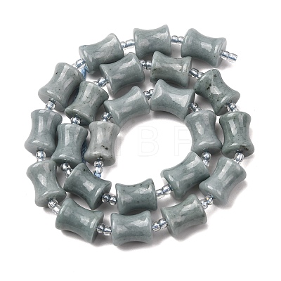 Natural Myanmar Jadeite Beads Strands G-Z155-A01-01-1