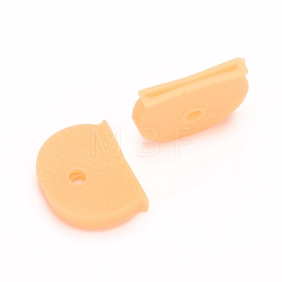 Plastic Key Cap Covers Rings AJEW-WH0114-44B-1