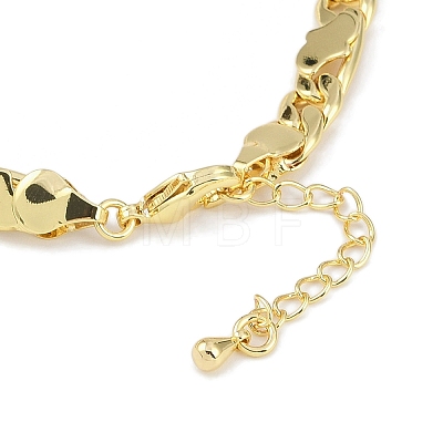 Rack Plating Brass Bracelets for Women BJEW-K244-05G-1