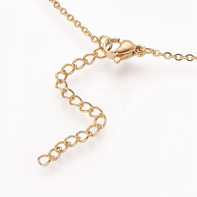 304 Stainless Steel Link Bracelets & Stud Earrings & Pendant Necklaces Sets SJEW-E335-03-1