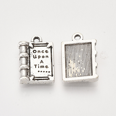 Tibetan Style Alloy Pendants for Teachers' Day X-TIBEP-S319-025AS-RS-1