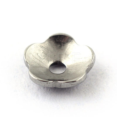 304 Stainless Steel Bead Caps STAS-Q194-24-1