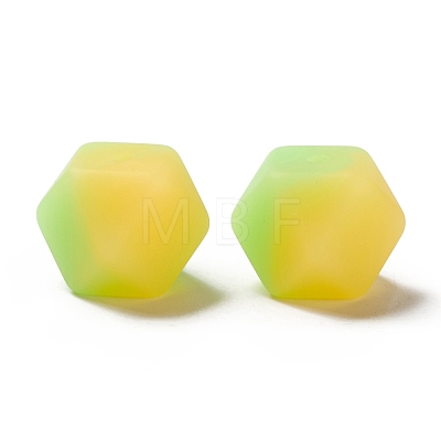 Two Tone Luminous Silicone Beads SIL-I002-02A-1
