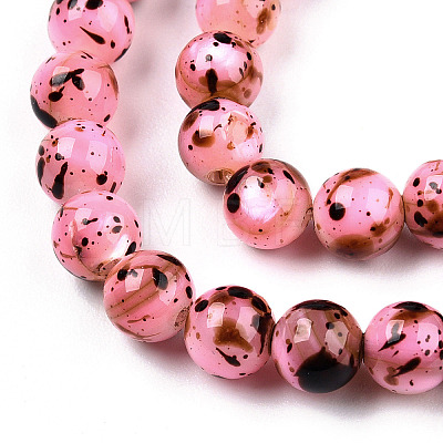 Drawbench Style Dyed Natural Freshwater Shell Beads Strands SHEL-T019-01C-1