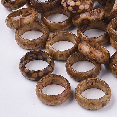 Wood Thumb Rings RJEW-N028-05-M-1