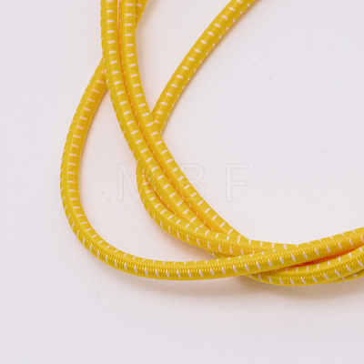 Polyester Latex Elastic Cord Shoelace AJEW-WH0121-55R-1