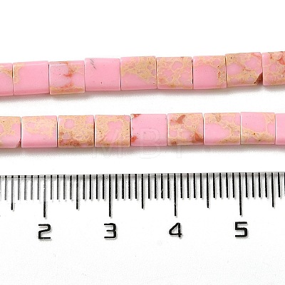 Synthetic Imperial Jasper Beads Strands G-F762-A08-01-1