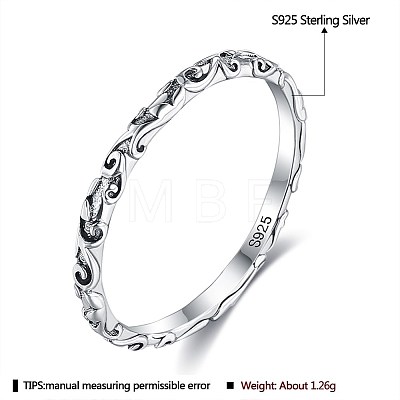 925 Sterling Silver Finger Rings RJEW-BB48501-9-1