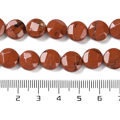 Natural Red Jasper Beads Strands G-K357-B13-01-1