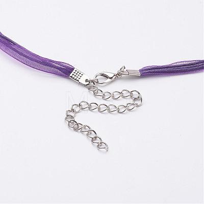 Mixed Jewelry Making Necklace Cord X-FIND-R001-M-1