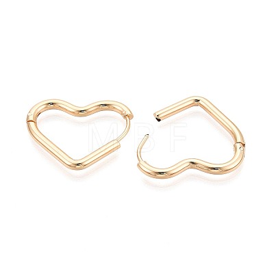 304 Stainless Steel Hoop Earrings STAS-T074-53G-1