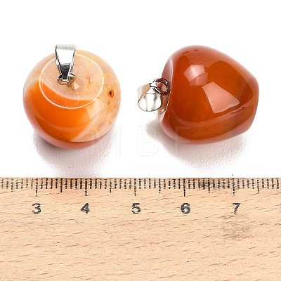 Teachers' Day Natural Agate Pendants GG-K002-14F-1