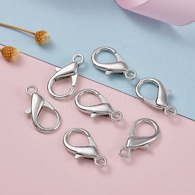 Zinc Alloy Lobster Claw Clasps E107-1