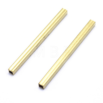 Brass Tube Beads KK-A143-29C-RS-1