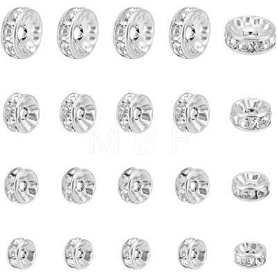 Unicraftale 40Pcs 4 Style 316 Surgical Stainless Steel Spacer Beads RB-UN0001-07-1