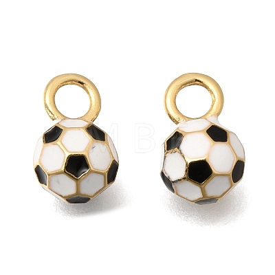 Brass Enamel Pendants KK-C255-28G-1