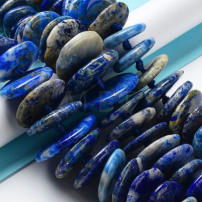 Natural Lapis Lazuli Beads Strands G-M406-B01-1