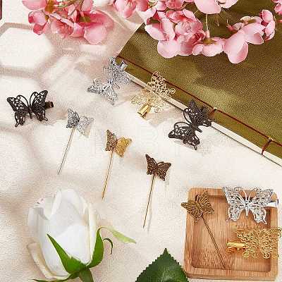 SUPERFINDINGS Butterflay Hair Stick Making Kit DIY-FH0003-45-1
