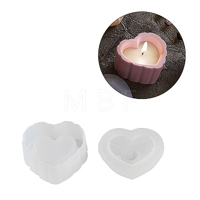 Heart DIY Candle Cup Silicone Molds DIY-Q037-11B-1