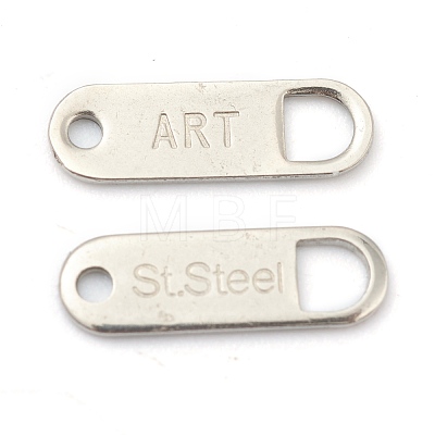 Tarnish Resistant 304 Surgical Stainless Steel Chain Tabs STAS-G245-02-1